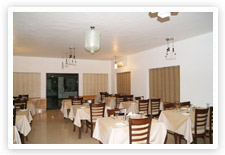 Dining hall of Corbett Leela Vilas