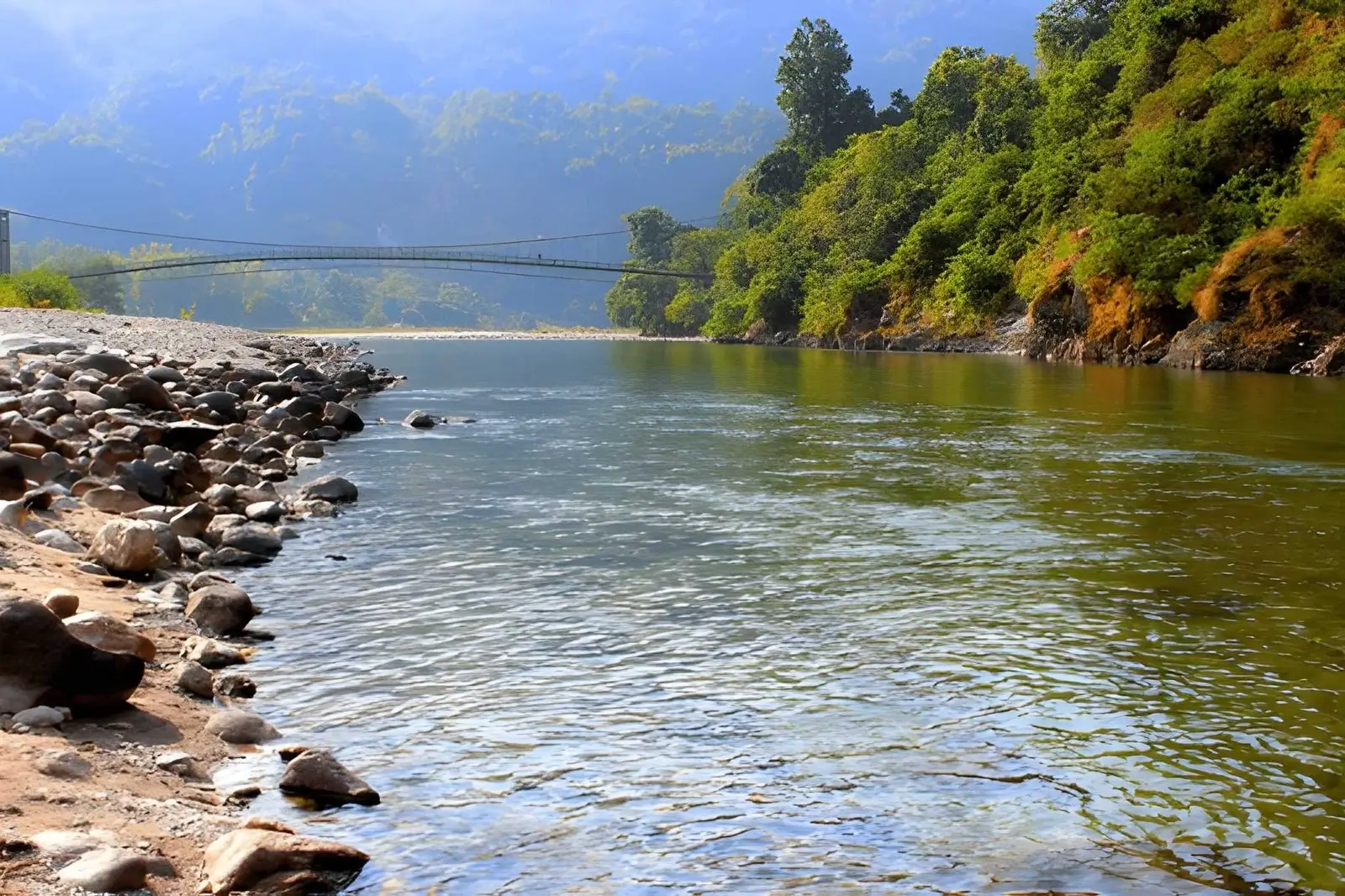Bridge Slithering near Kosi River