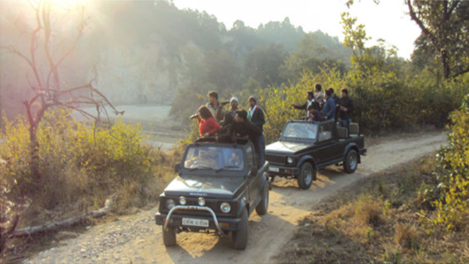 Jeep Safari in Corbett